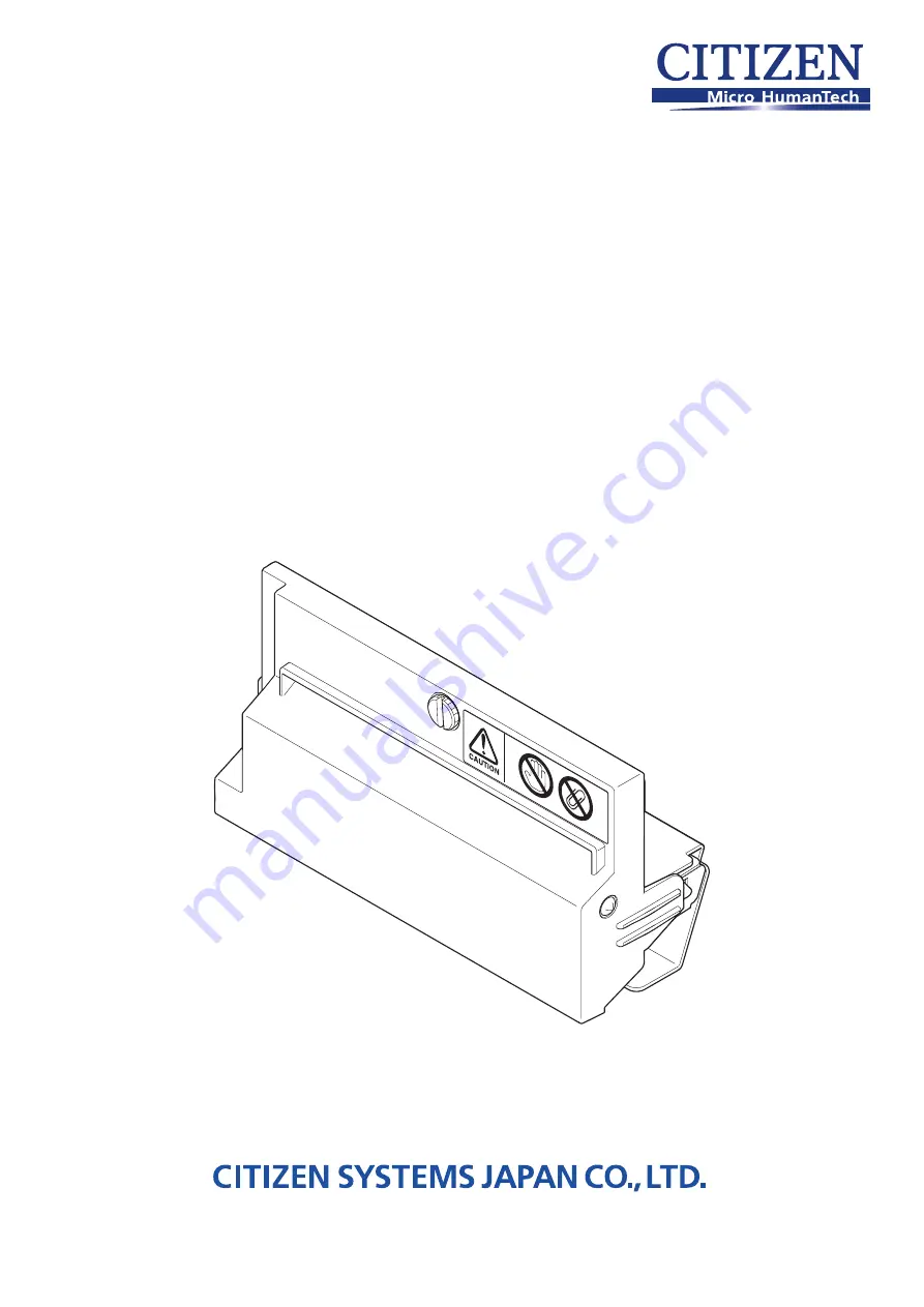 Citizen CLP-521 Скачать руководство пользователя страница 1