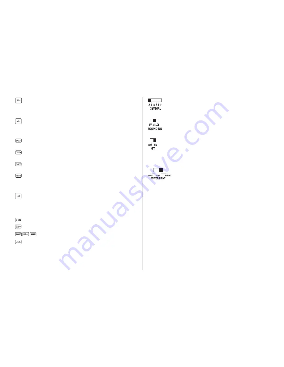 Citizen CX-185III Instruction Manual Download Page 9