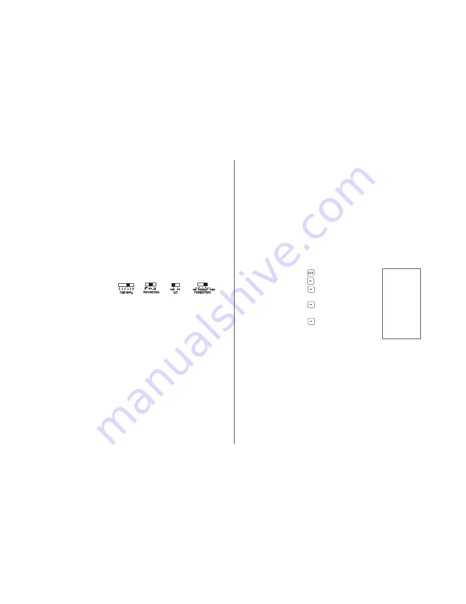 Citizen CX-185III Instruction Manual Download Page 35