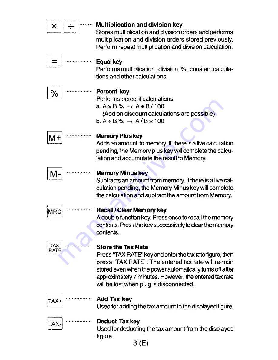 Citizen CX-77BIII Instruction Manual Download Page 4