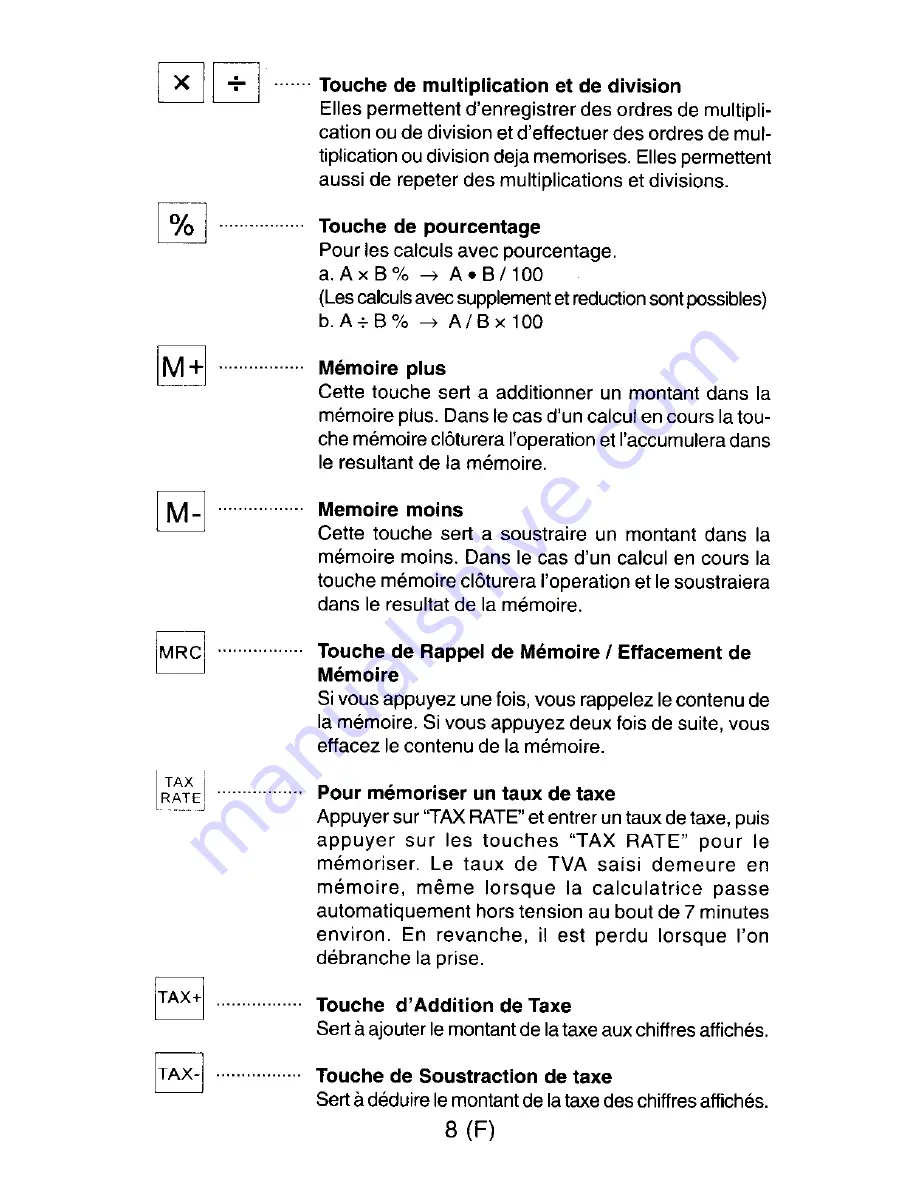 Citizen CX-77BIII Instruction Manual Download Page 9