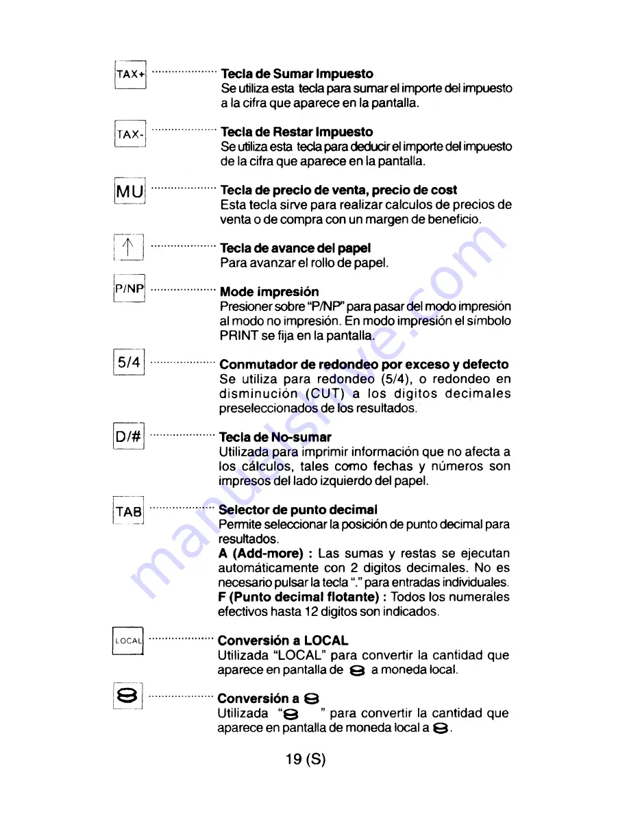 Citizen CX-77BIII Instruction Manual Download Page 20