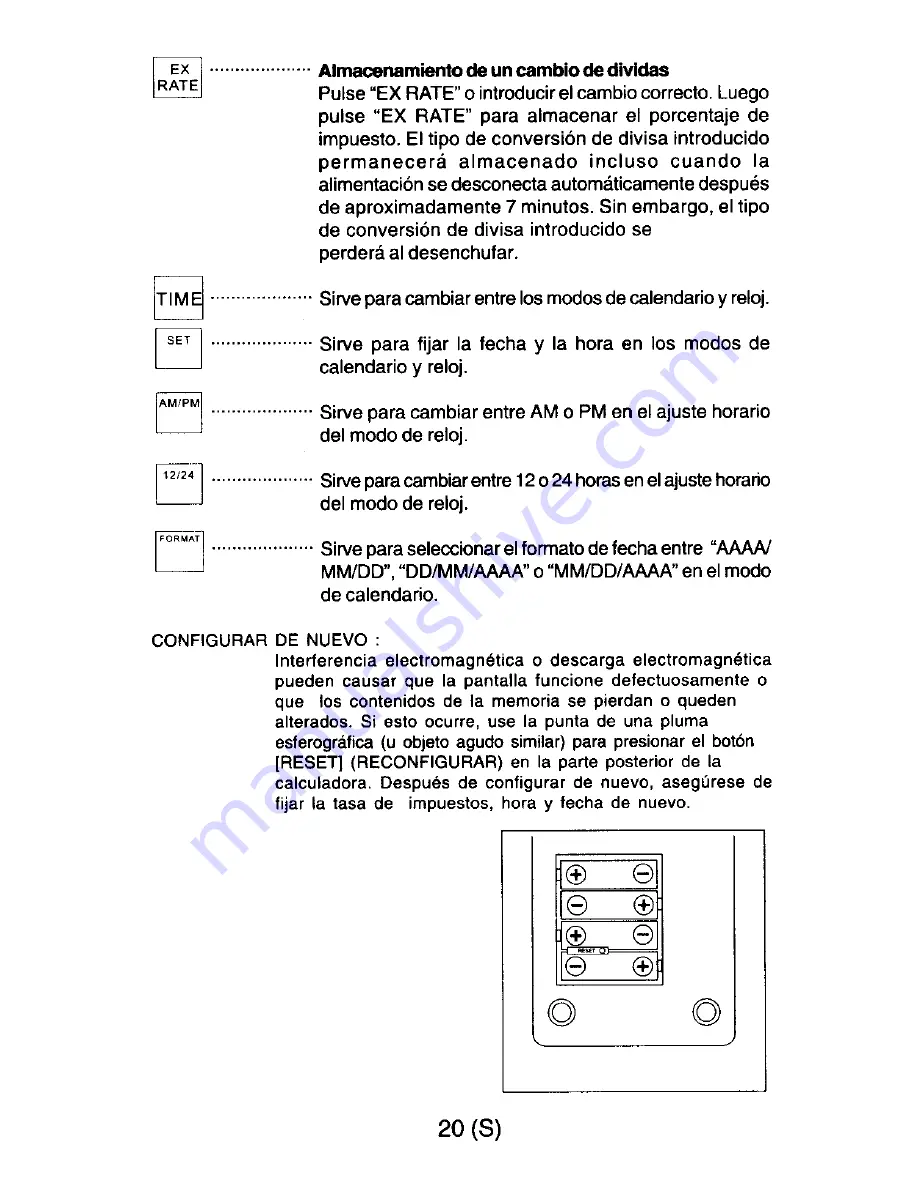 Citizen CX-77BIII Instruction Manual Download Page 21