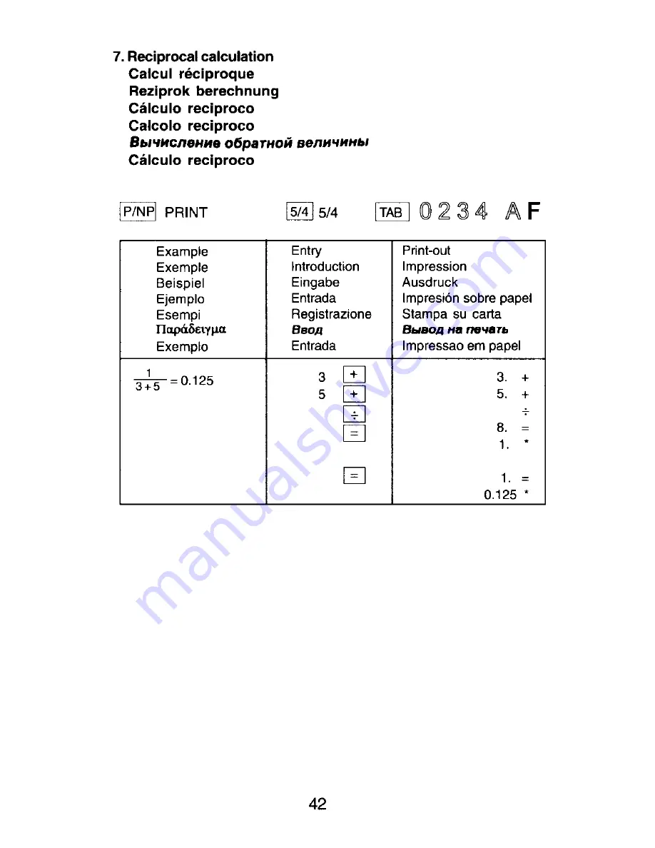 Citizen CX-77BIII Instruction Manual Download Page 43