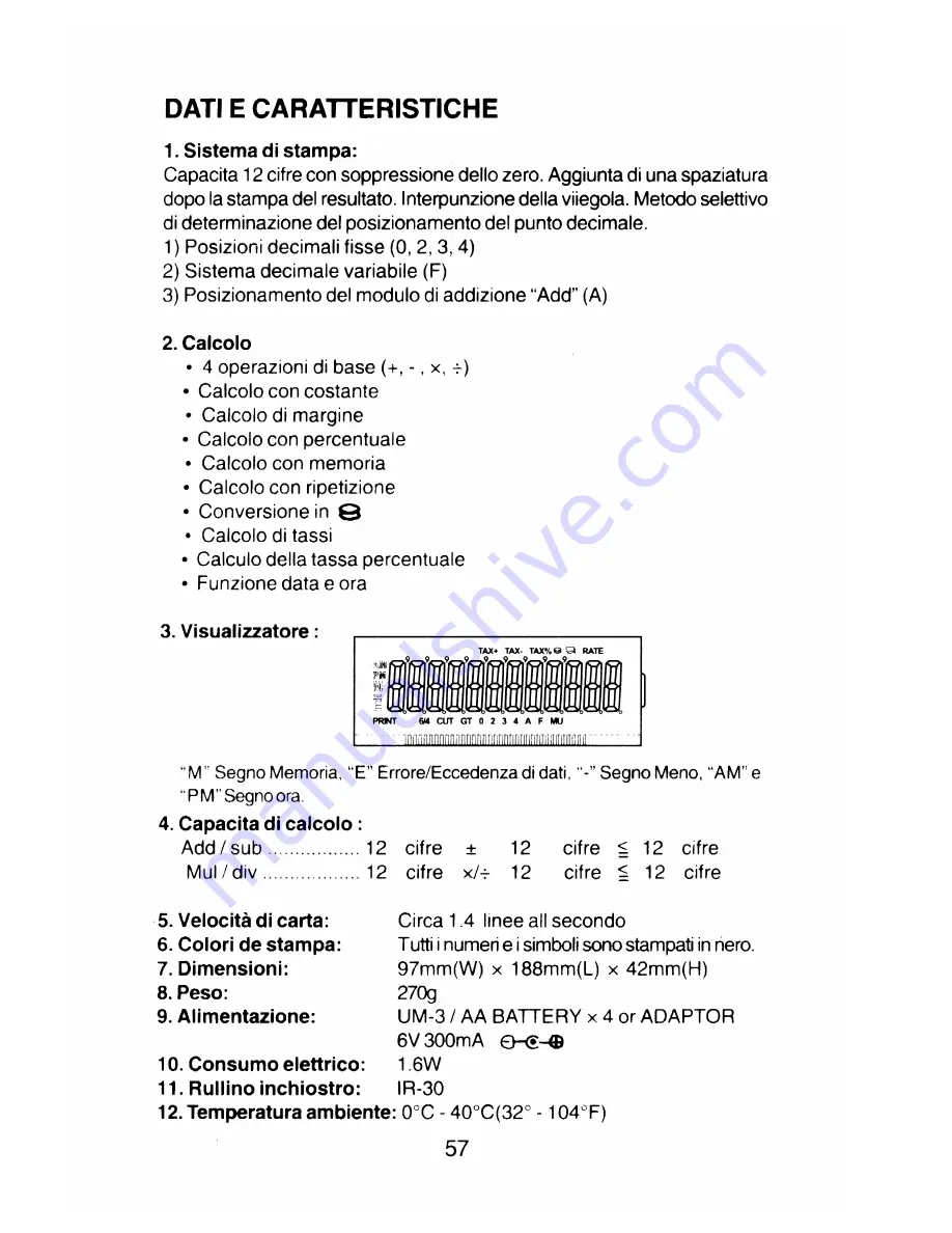 Citizen CX-77BIII Instruction Manual Download Page 58