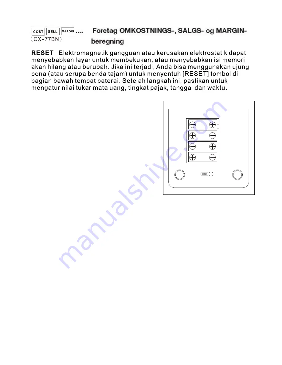 Citizen CX-77BN Instruction Manual Download Page 79