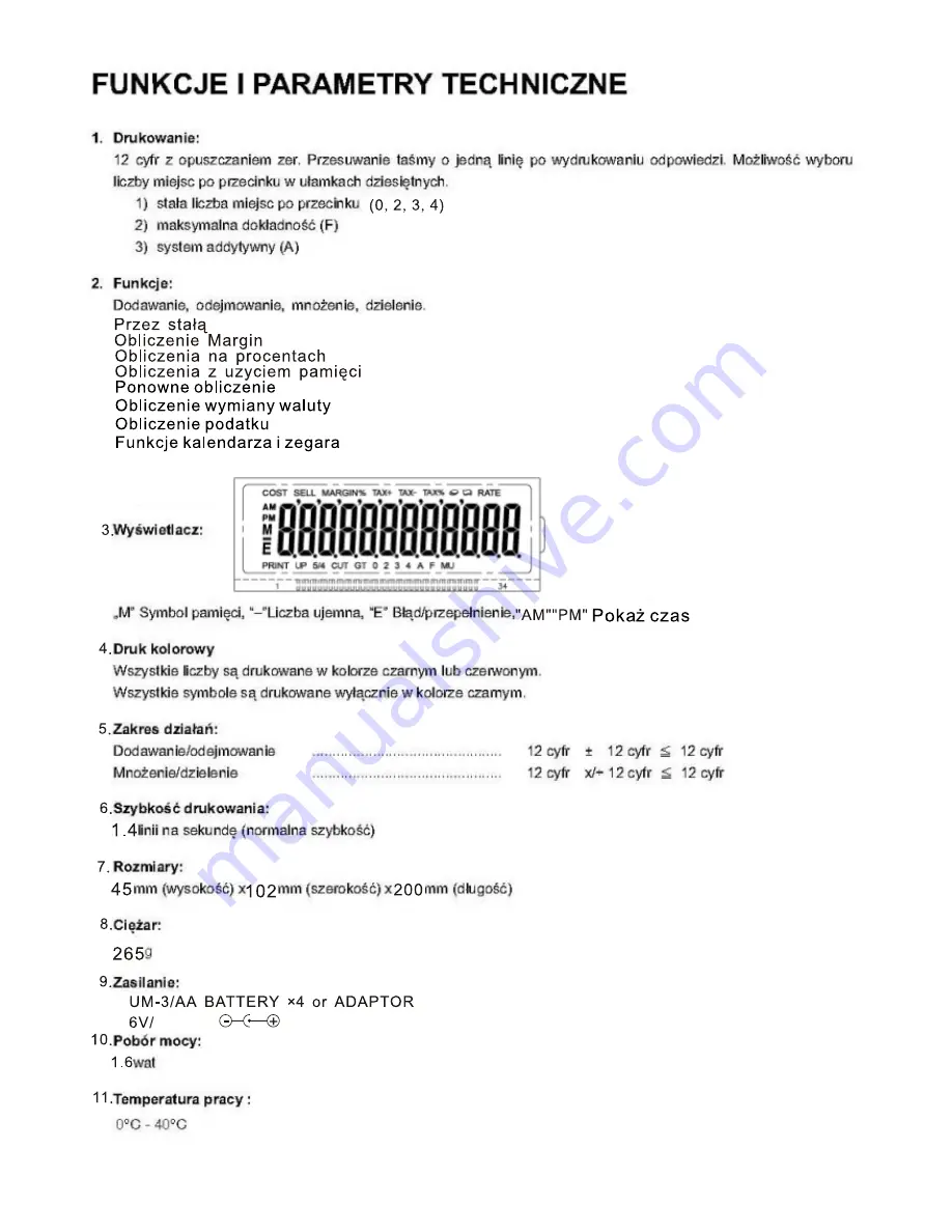 Citizen CX-77BN Instruction Manual Download Page 121