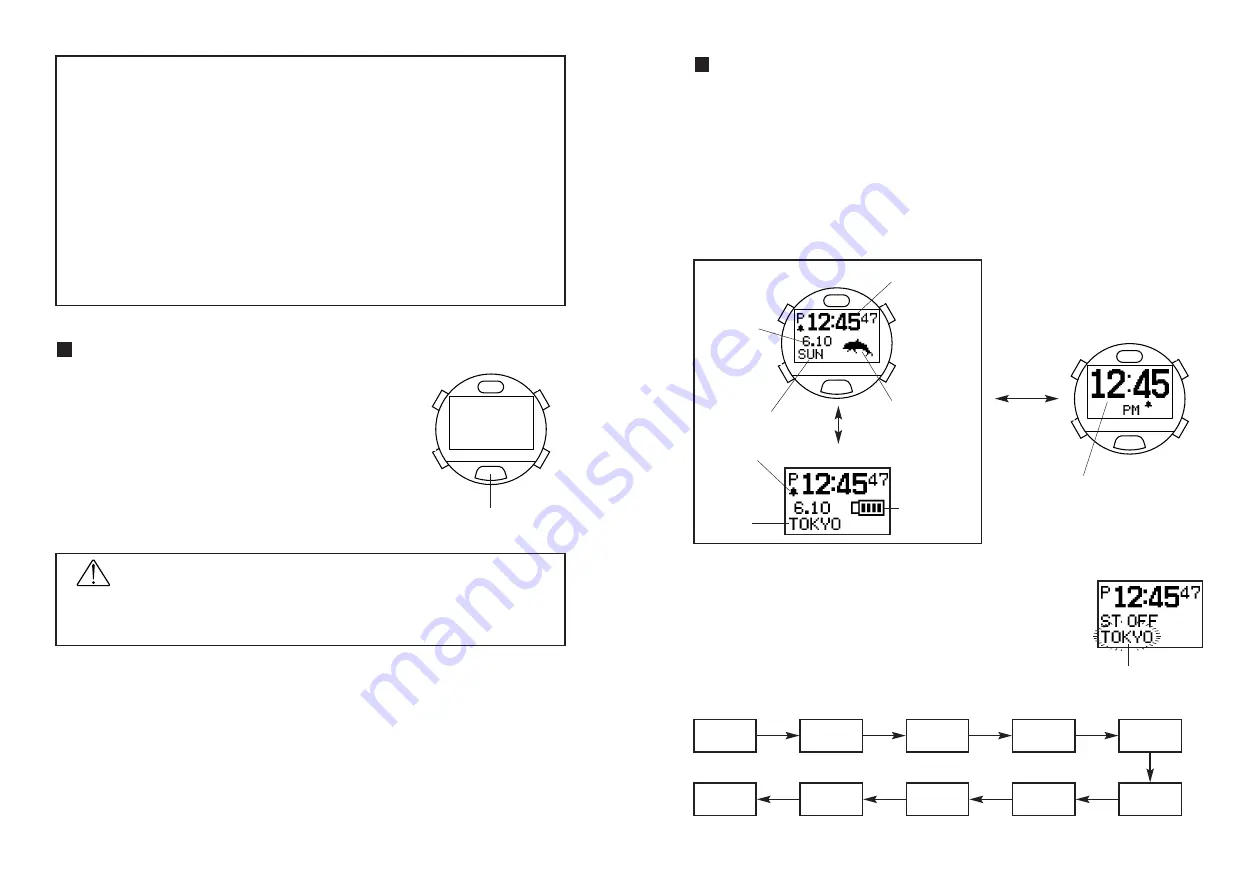 Citizen CYBER AQUALAND Manual Download Page 11