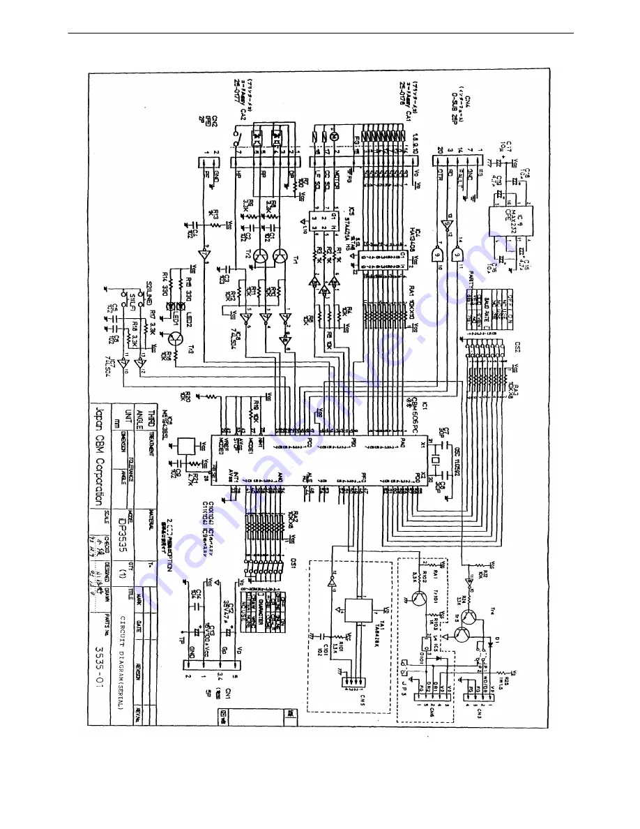 Citizen iDP-3535 Service Manual Download Page 34