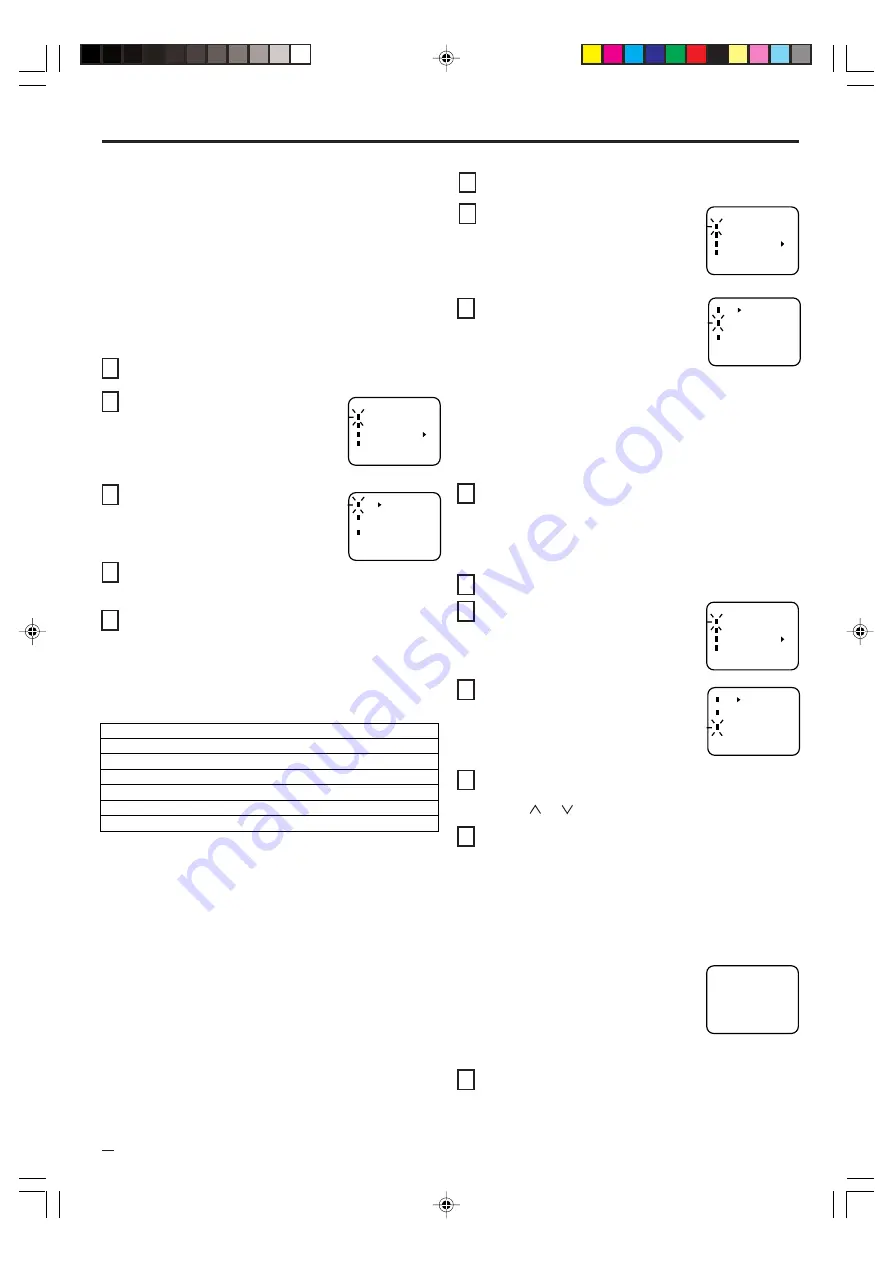 Citizen JCTV3241XB Instruction Manual Download Page 20