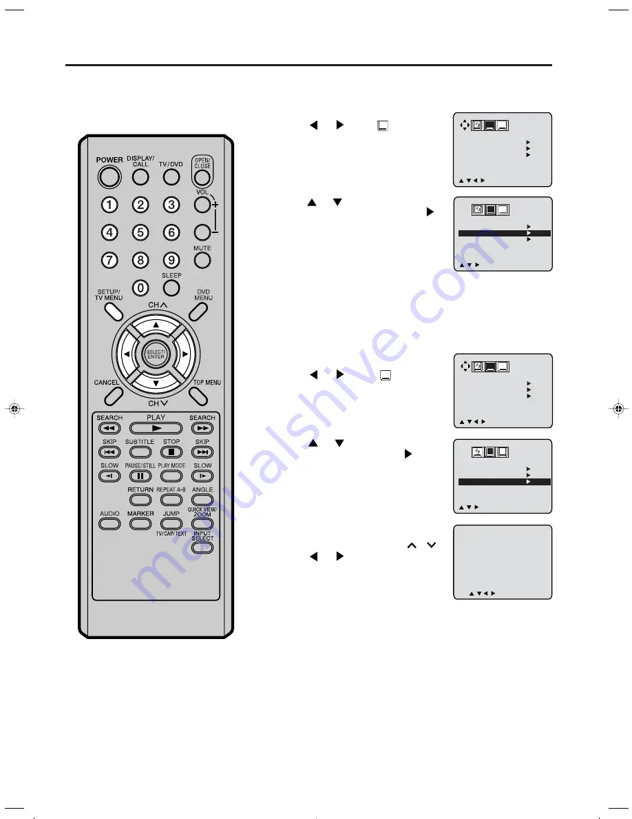 Citizen JDVD1900B Instruction Manual Download Page 18