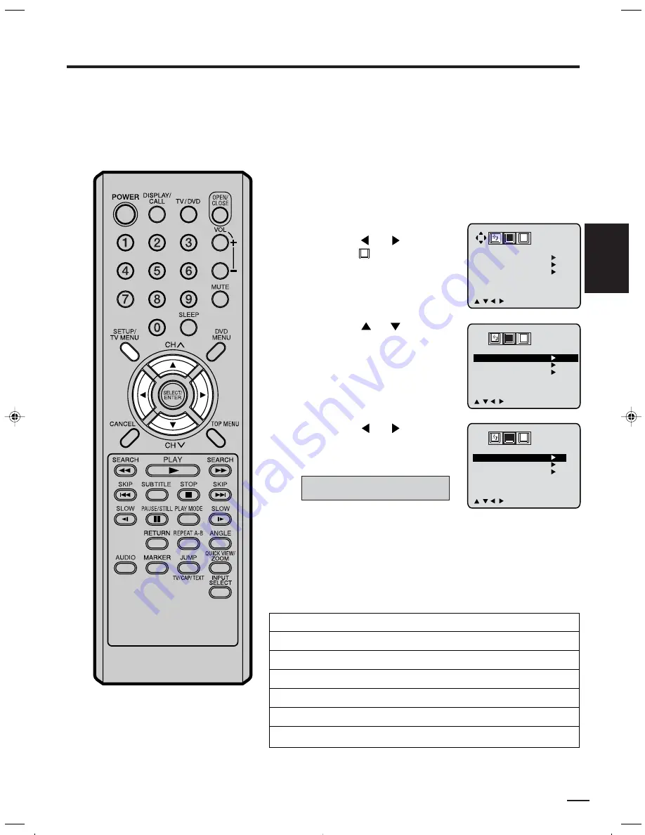 Citizen JDVD1900B Скачать руководство пользователя страница 65