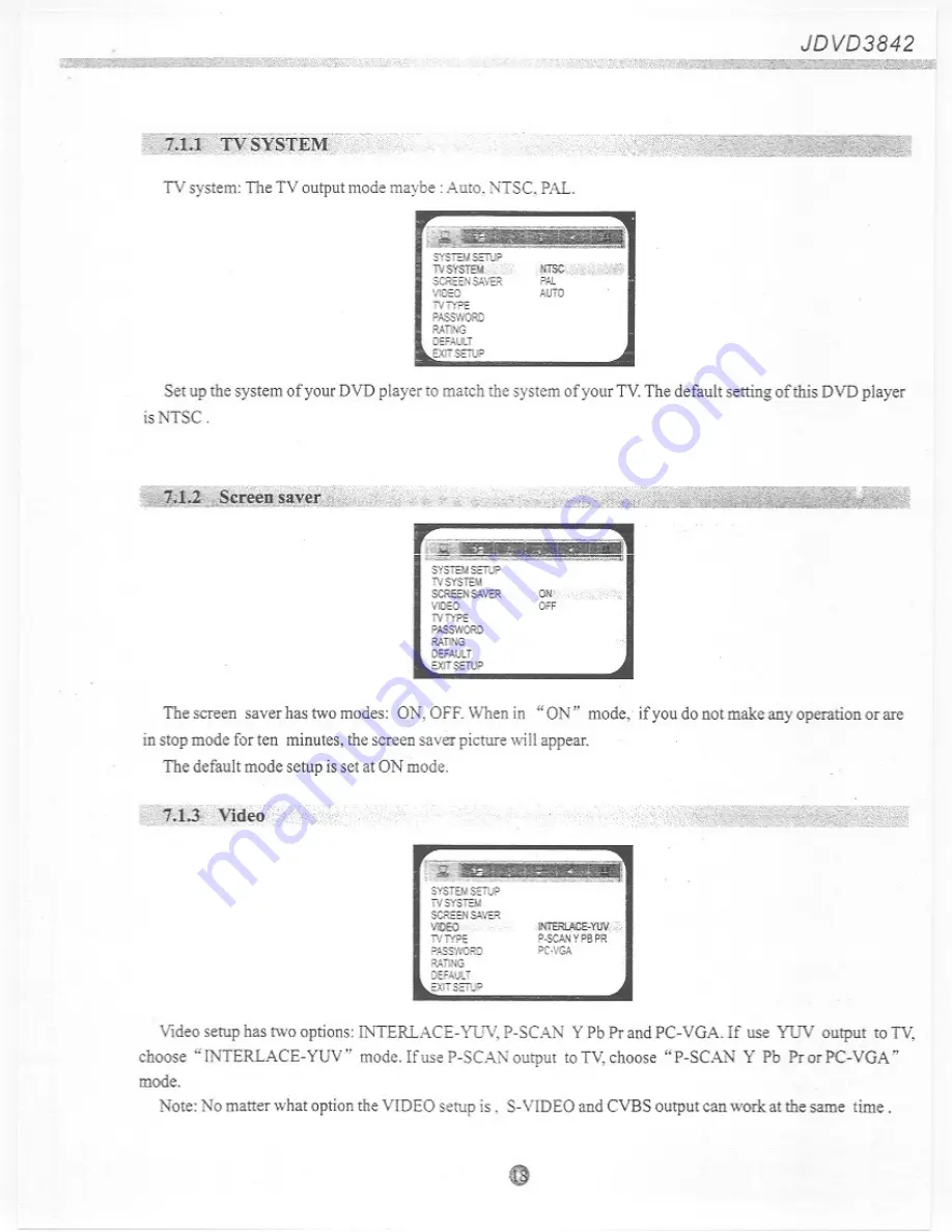 Citizen JDVD3842 User Manual Download Page 21