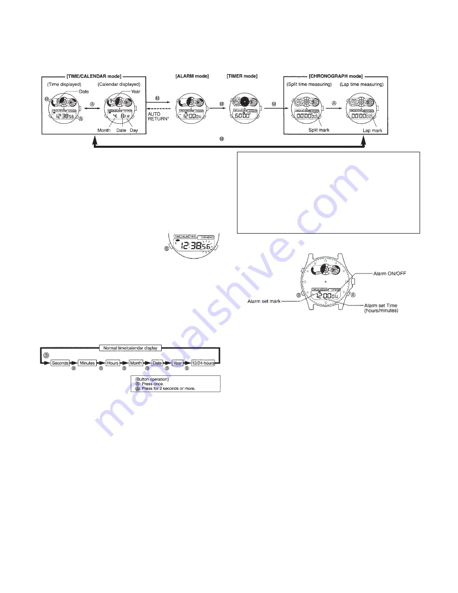 Citizen JM8XXX Instruction Manual Download Page 2