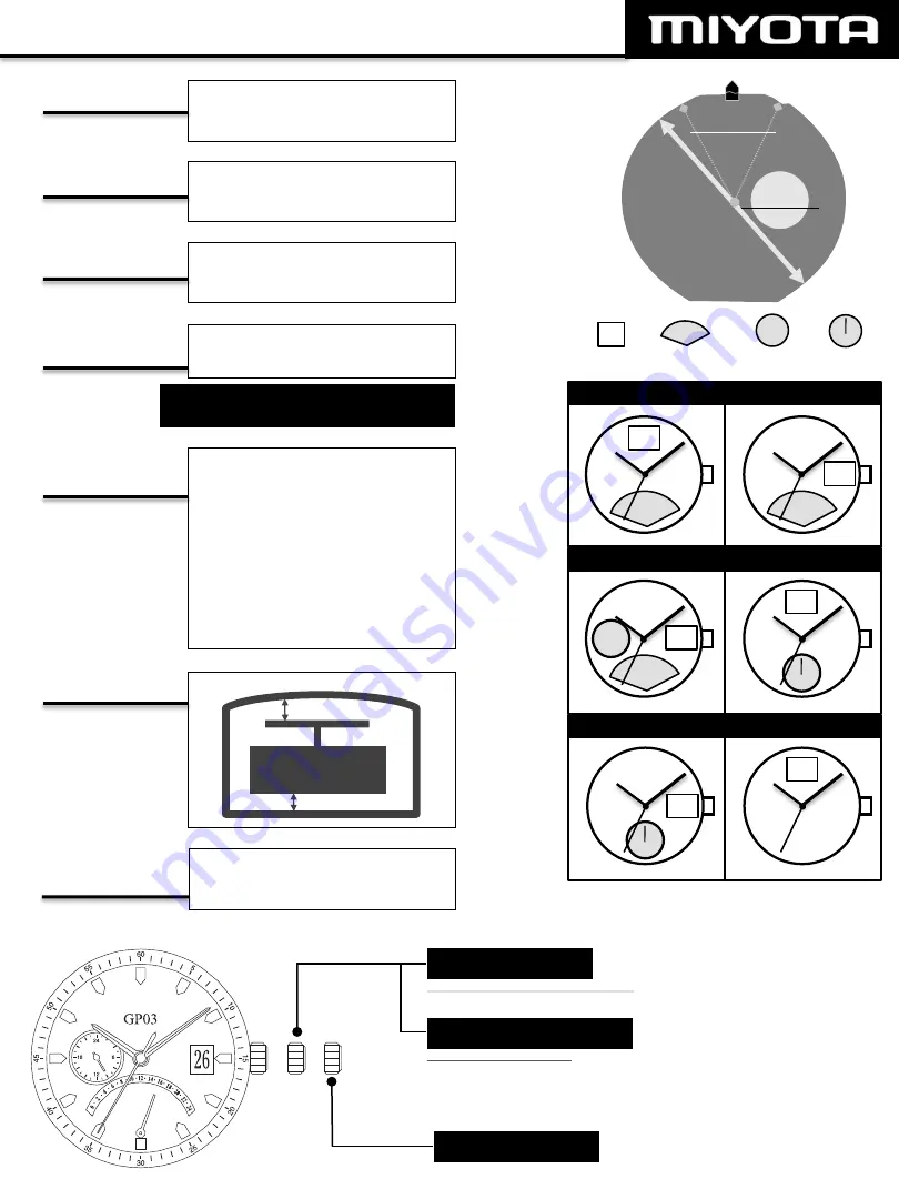 Citizen MIYOTA GP01 Скачать руководство пользователя страница 1