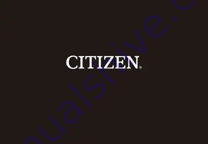 Citizen NB0 SERIES Instruction Manual Download Page 1