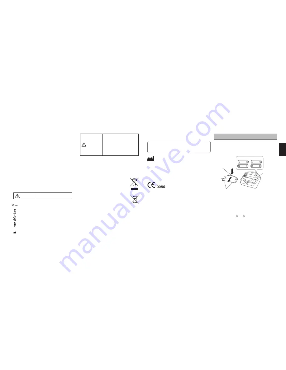 Citizen REF CH-308B Instruction Manual Download Page 3