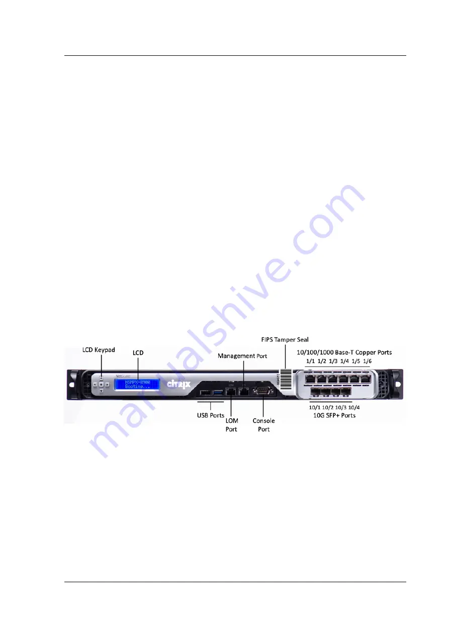 Citrix ADC MPX 5550 Manual Download Page 39