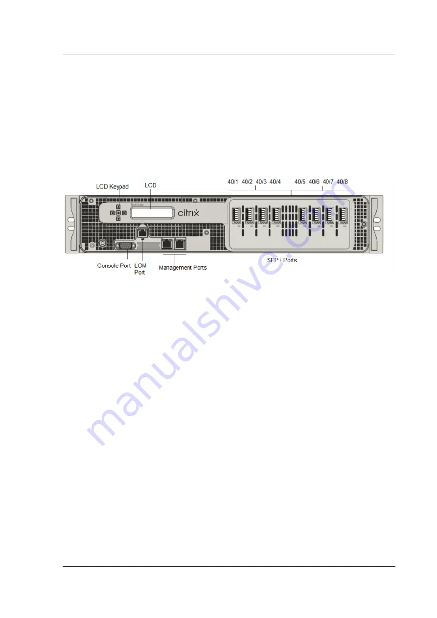 Citrix ADC MPX 5550 Manual Download Page 85