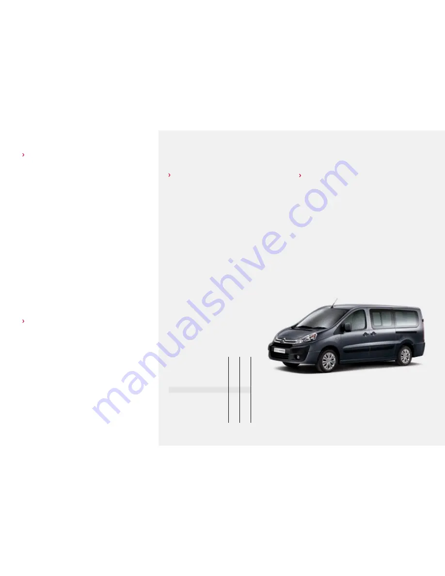 CITROEN DISPATCH Brochure & Specs Download Page 9