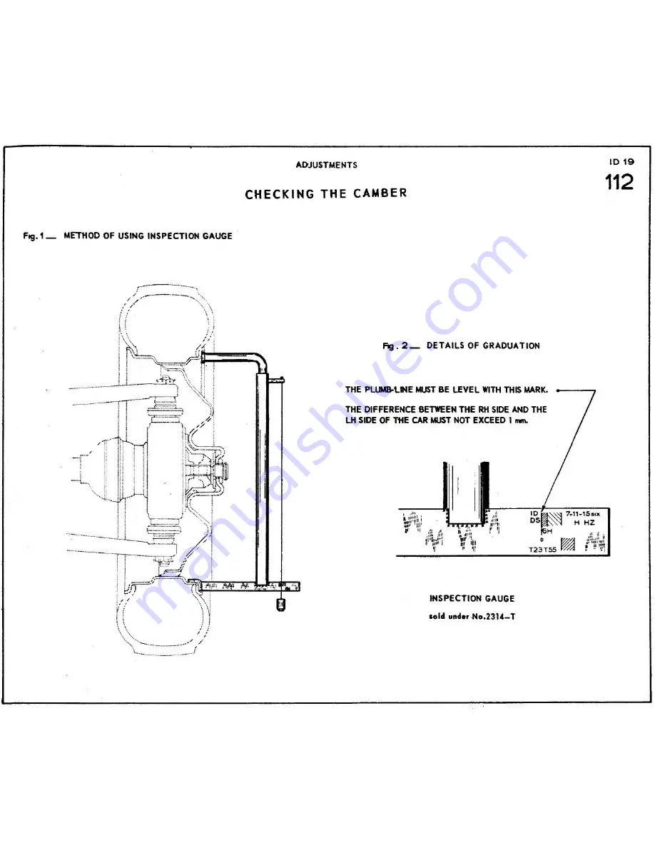 CITROËN ID 19 Repair Manual Download Page 454