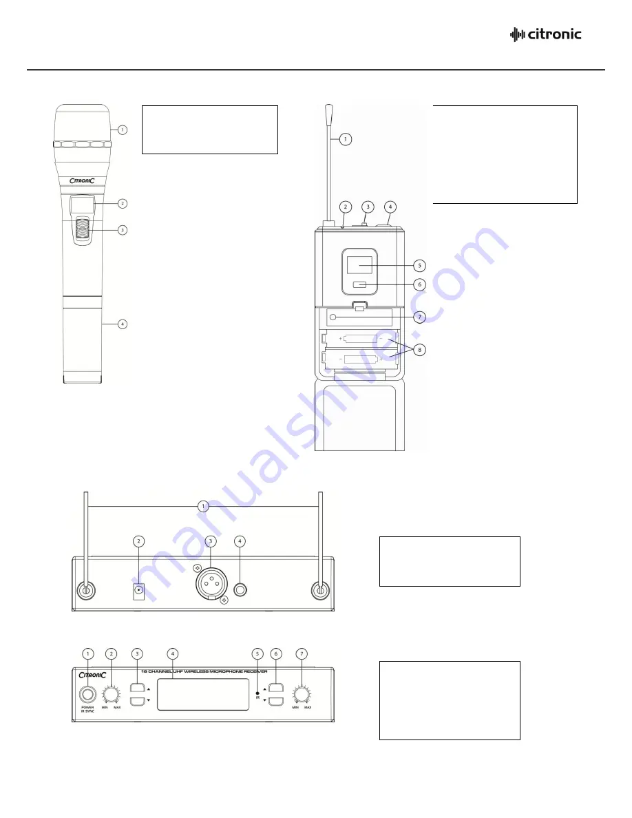 Citronic MU16 User Manual Download Page 3