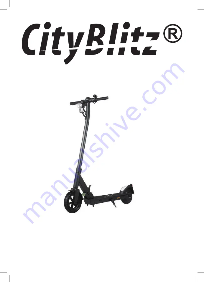 CityBlitz CB050SZ Original Instructions Manual Download Page 1