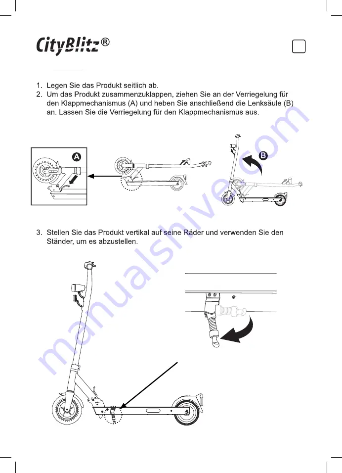 CityBlitz CB050SZ Original Instructions Manual Download Page 14