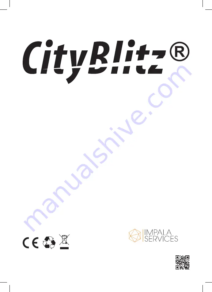 CityBlitz CB050SZ Original Instructions Manual Download Page 44