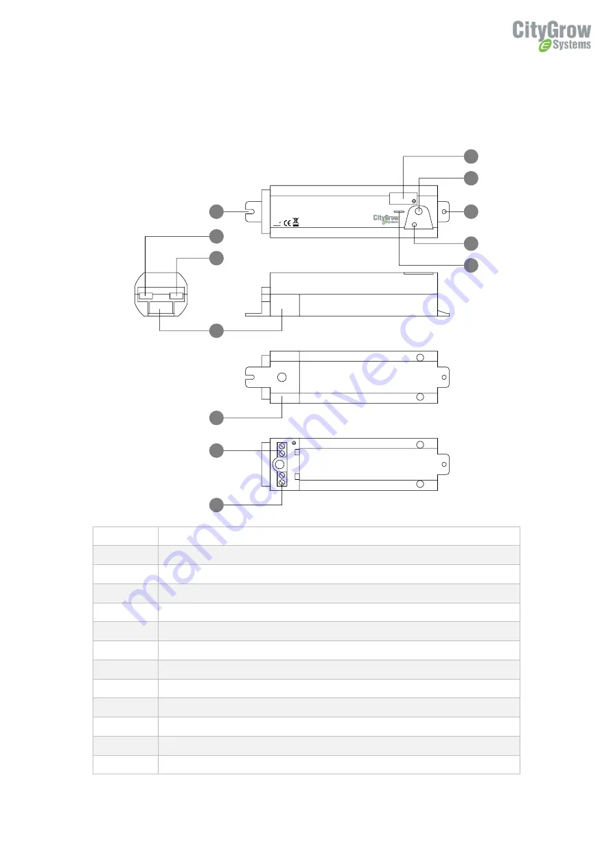 CityGrow Systems CG400 Series Скачать руководство пользователя страница 5