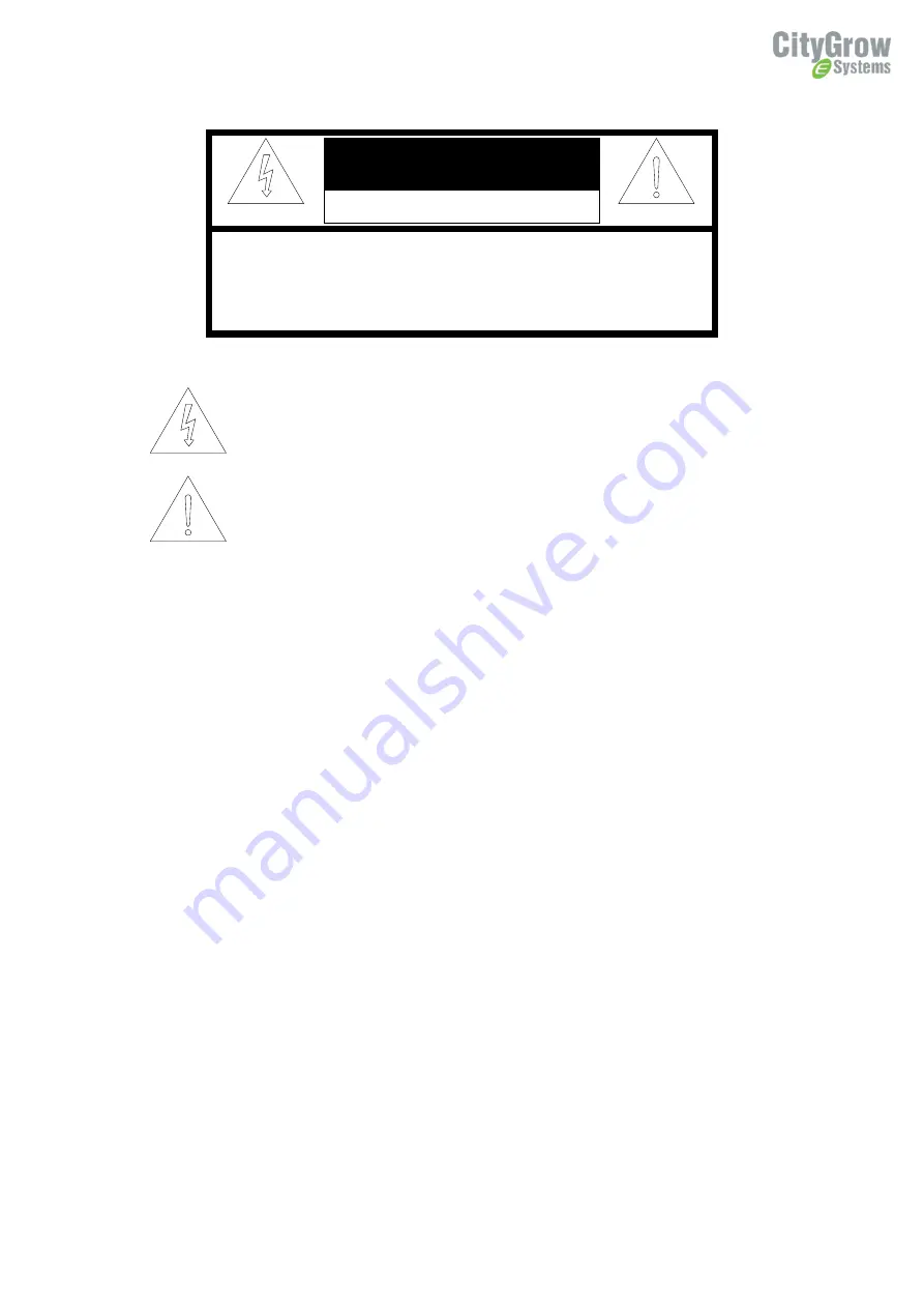 CityGrow CG102RS232 Скачать руководство пользователя страница 2