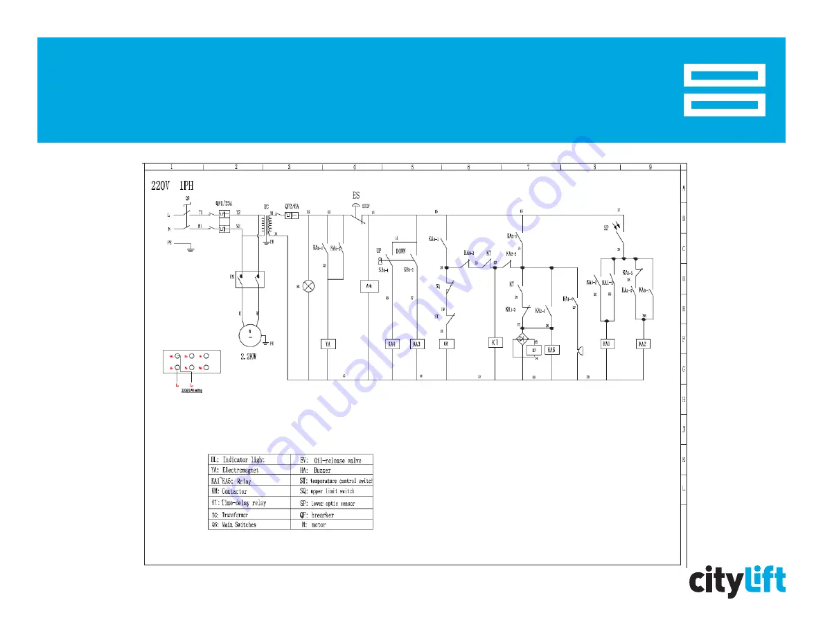 CITYLIFT STACKER 2LHS-6000 Manual Download Page 15