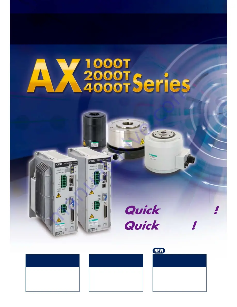 CKD AX1000T Series Manual Download Page 2