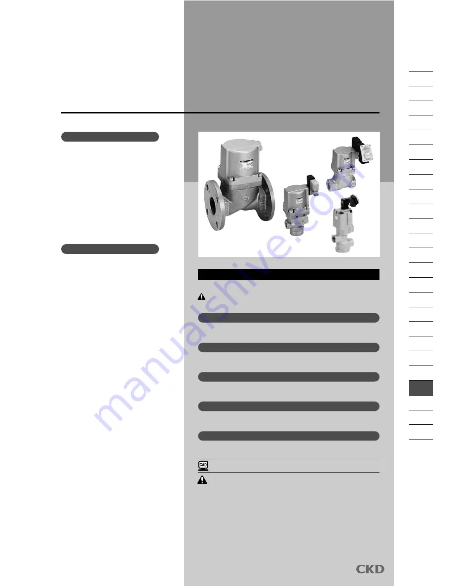 CKD CV3E-20A-3 Safety Download Page 1