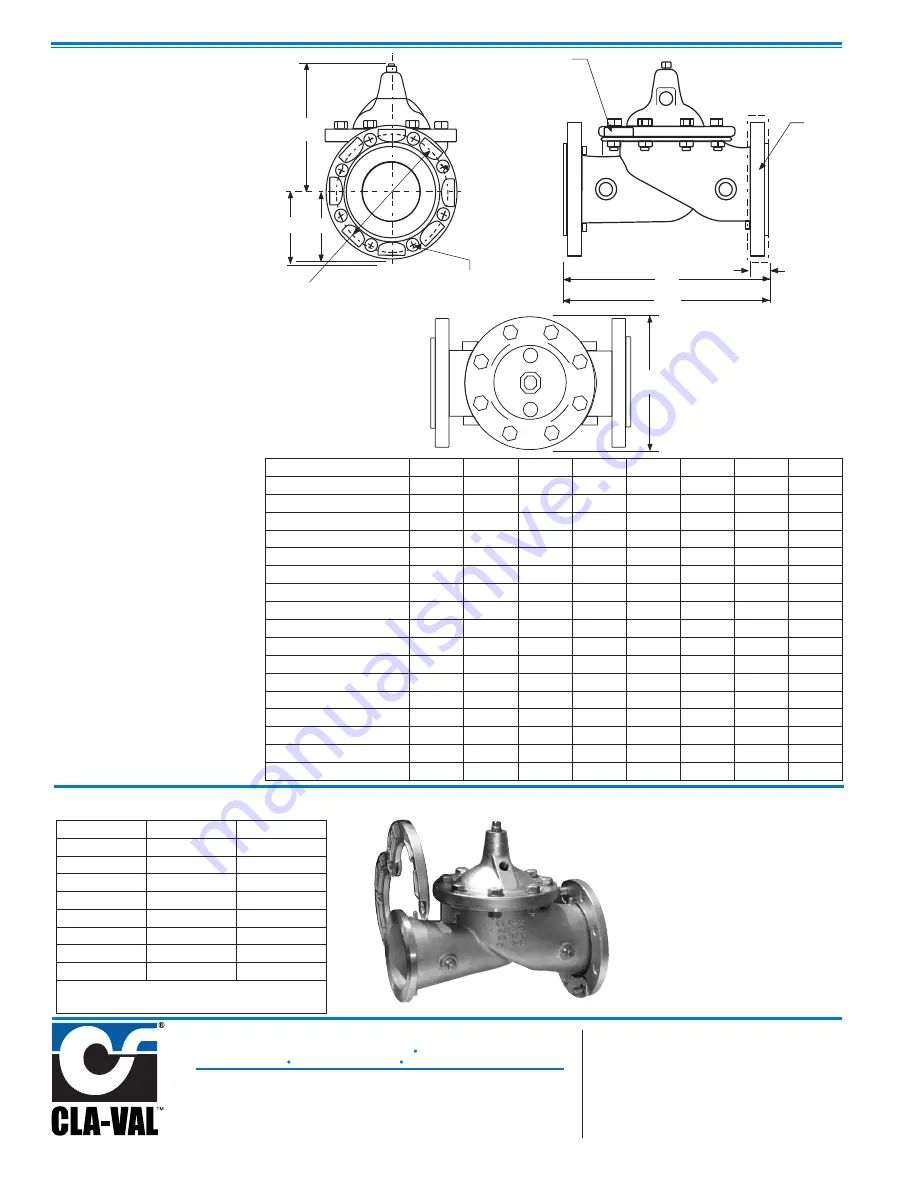 CLA-VAL 590-01 Скачать руководство пользователя страница 6