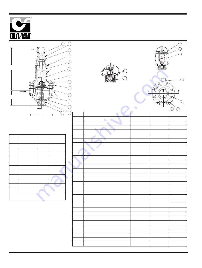 CLA-VAL 694-01 Installation Operation & Maintenance Download Page 22