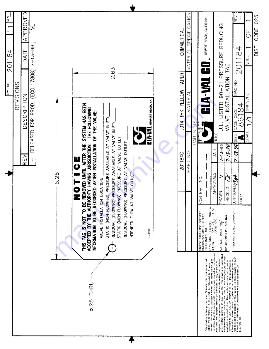 CLA-VAL 90-21 Installation Operation & Maintenance Download Page 23