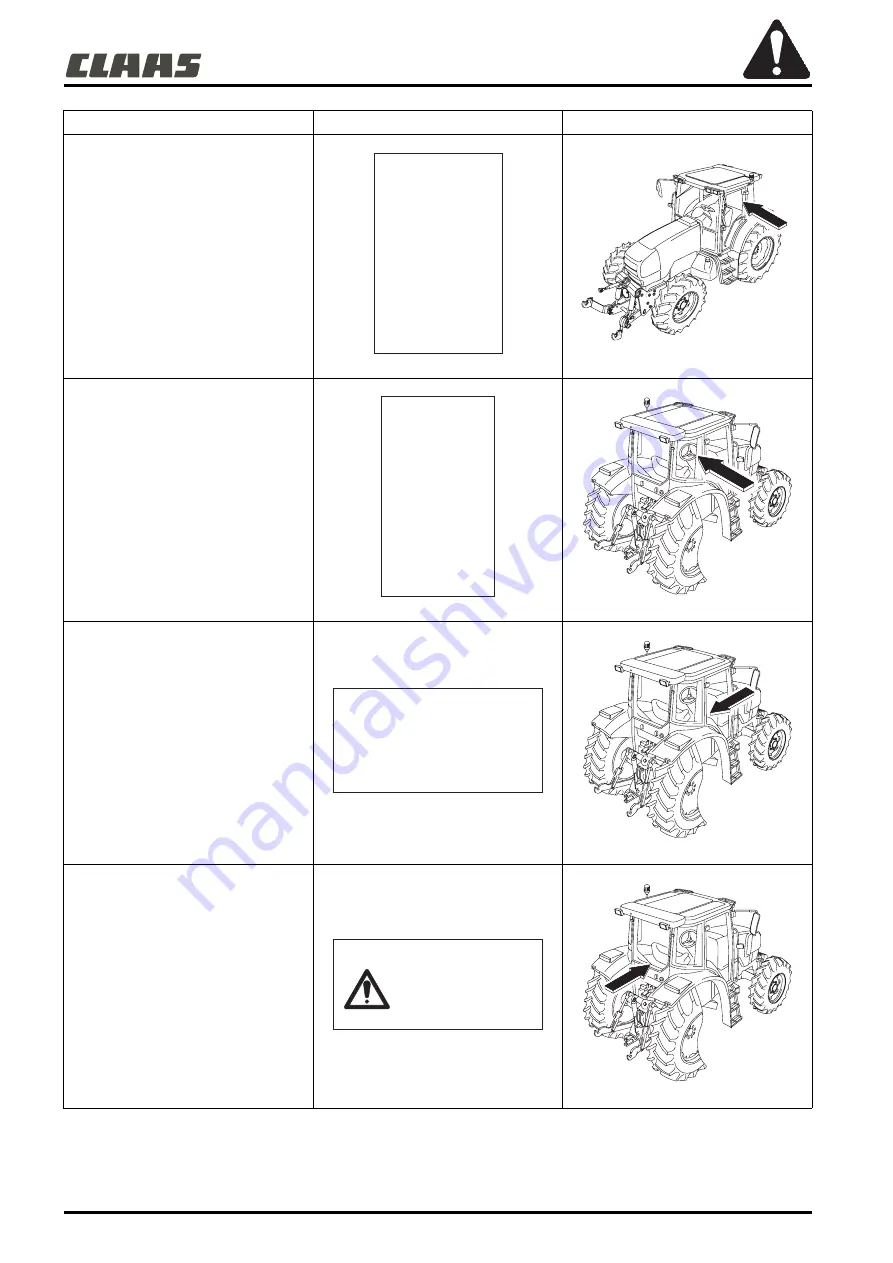 Claas ARES 547 Use And Maintenance Download Page 21