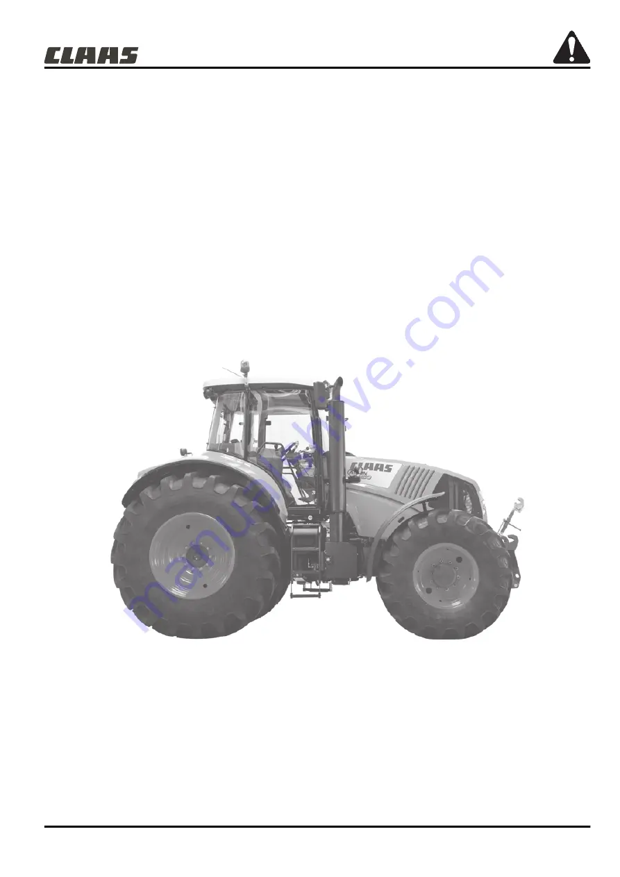 Claas AXION 810 C.I.S. Operator'S Manual Download Page 19