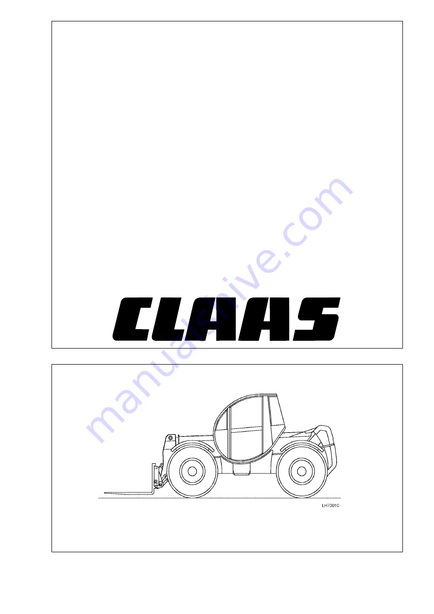 Claas K5D00100 Repair Manual Download Page 1