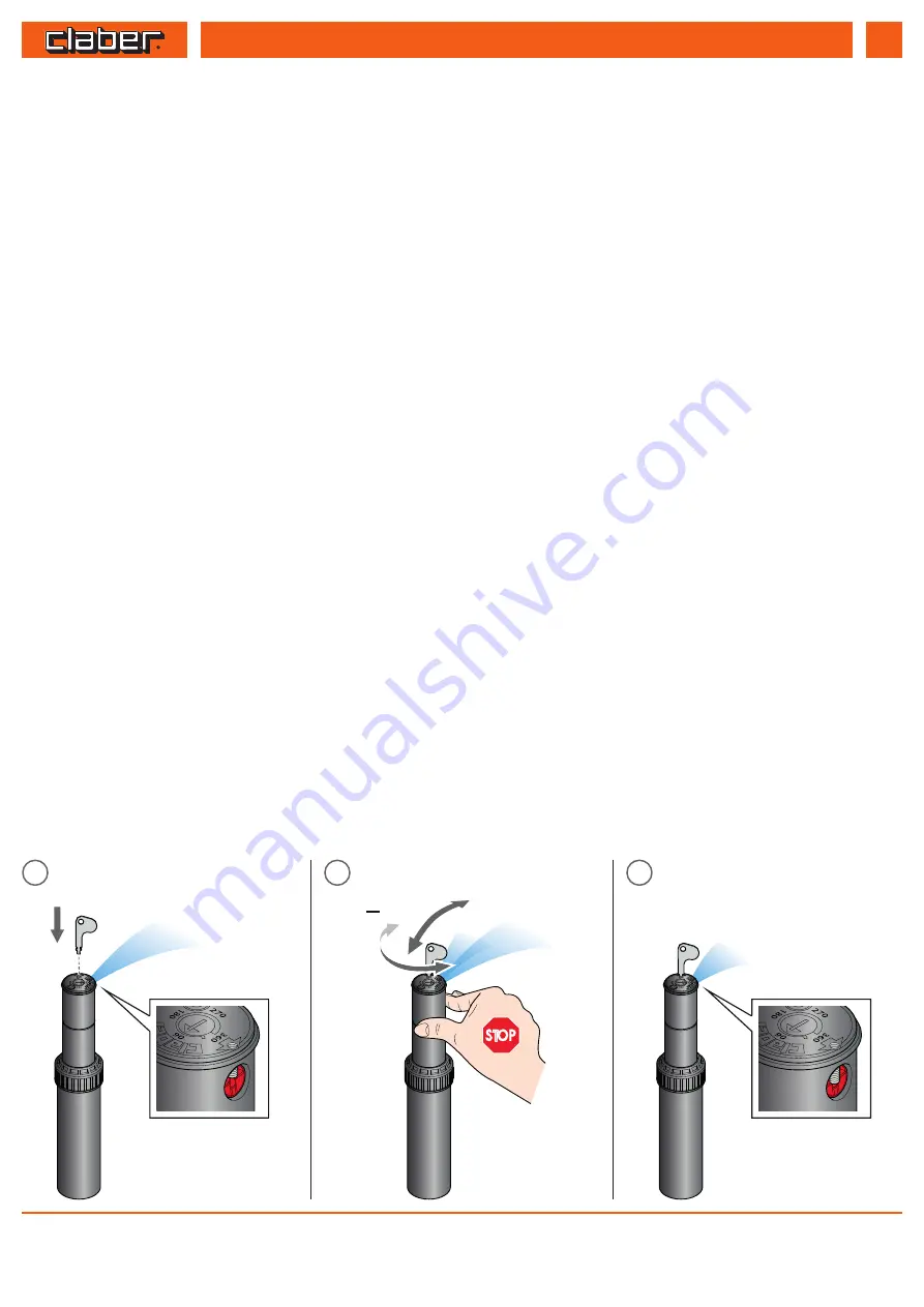 claber 90152 Скачать руководство пользователя страница 3