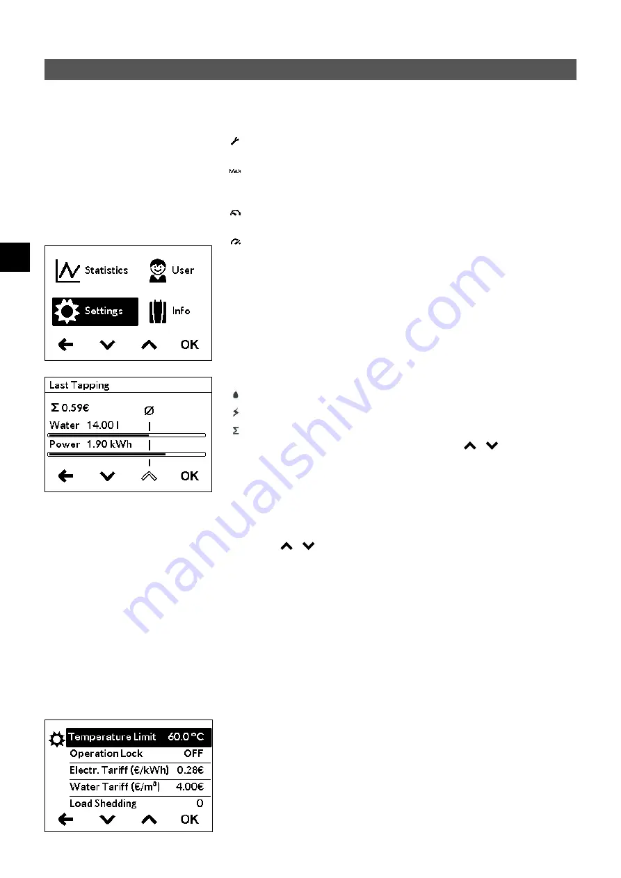 clage DEX 12 Next Operating And Installation Instructions Download Page 102