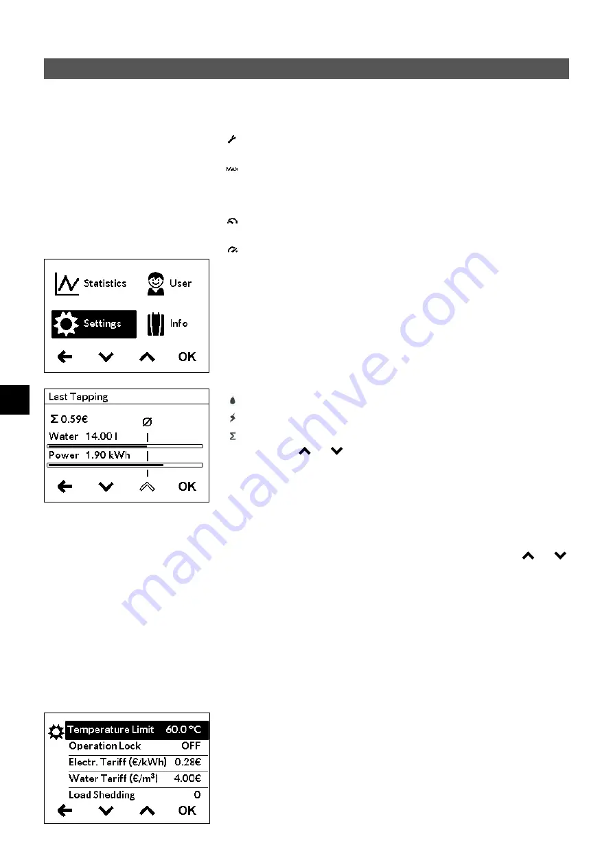 clage DEX 12 Next Operating And Installation Instructions Download Page 198