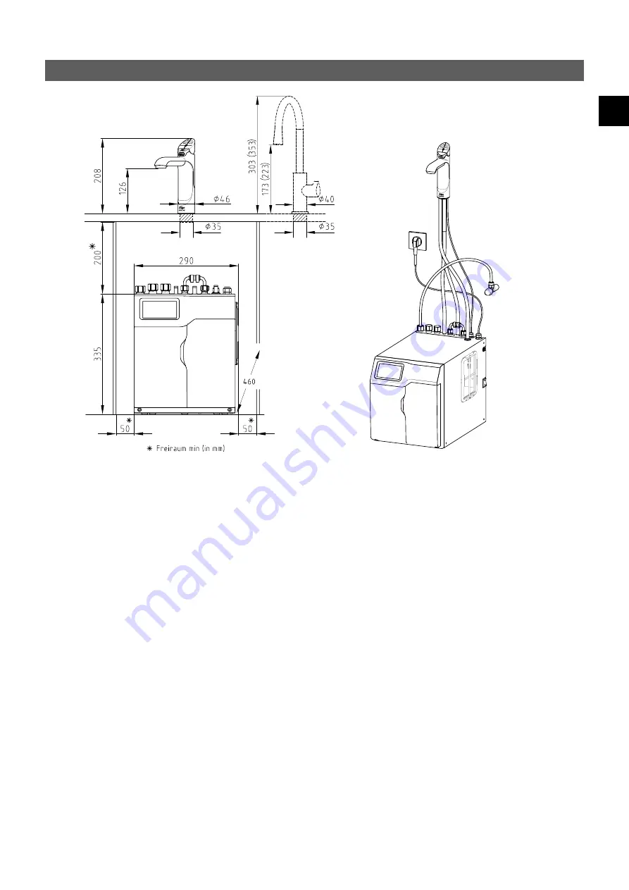 clage ZIP HYDROTAP G4 BC 100/75 Operating And Installation Instructions Download Page 5