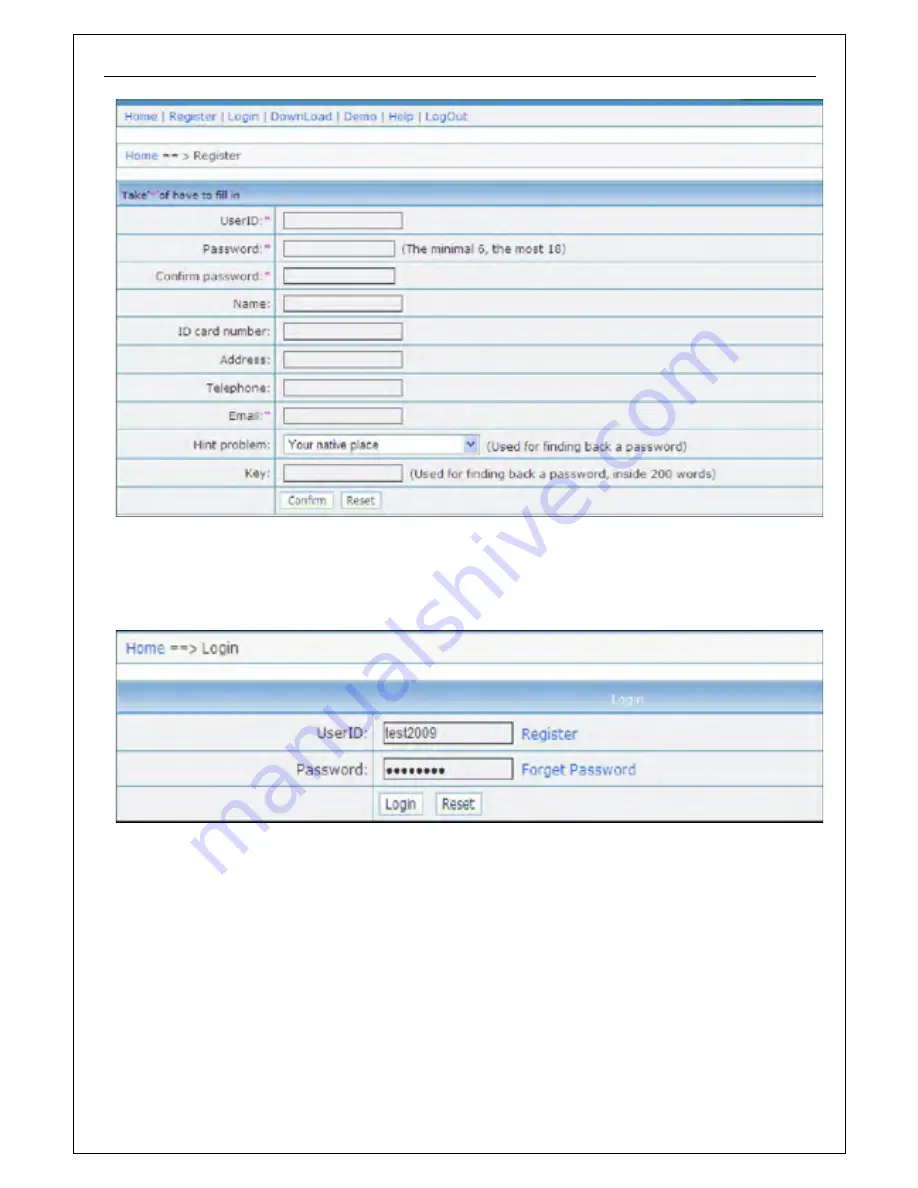 Clairvoyant C2110H User Manual Download Page 57