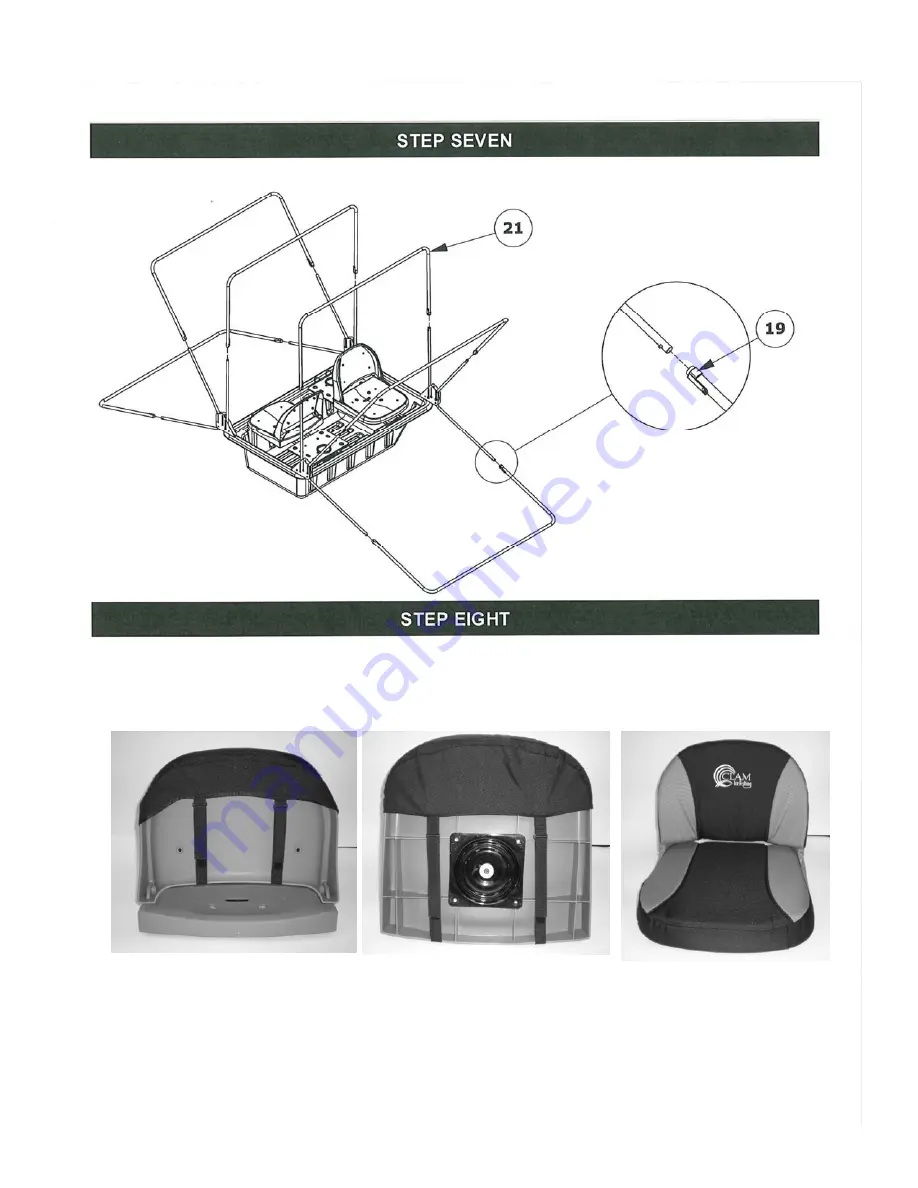 Clam 108398 Quick Start Manual Download Page 7