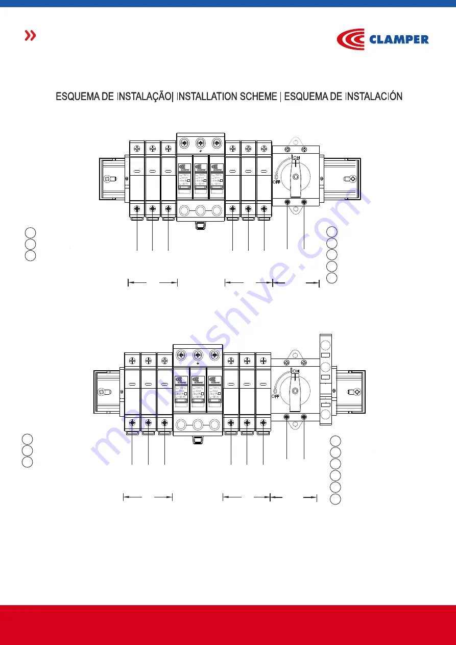 Clamper Solar SB 1000 18kA 6E/2S Скачать руководство пользователя страница 9