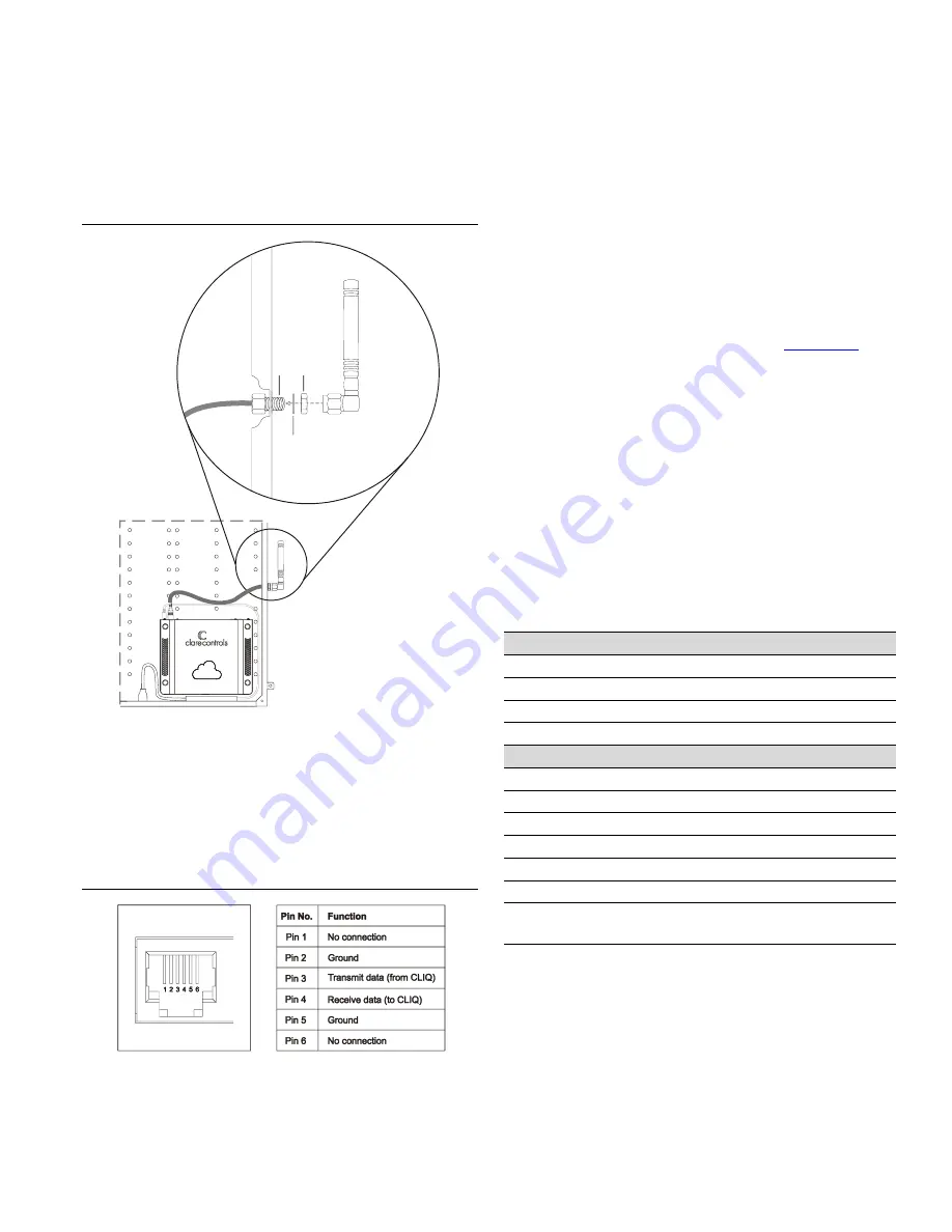 Clare Controls CLIQ.express Installation Sheet Download Page 3