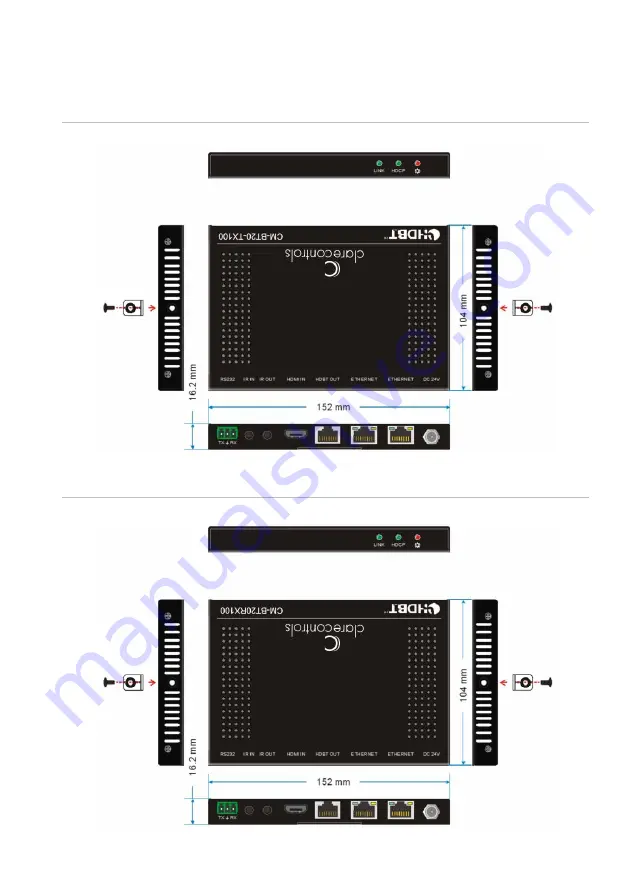 Clare Controls HDBaseT CM-BT20-TXRX100 Скачать руководство пользователя страница 17