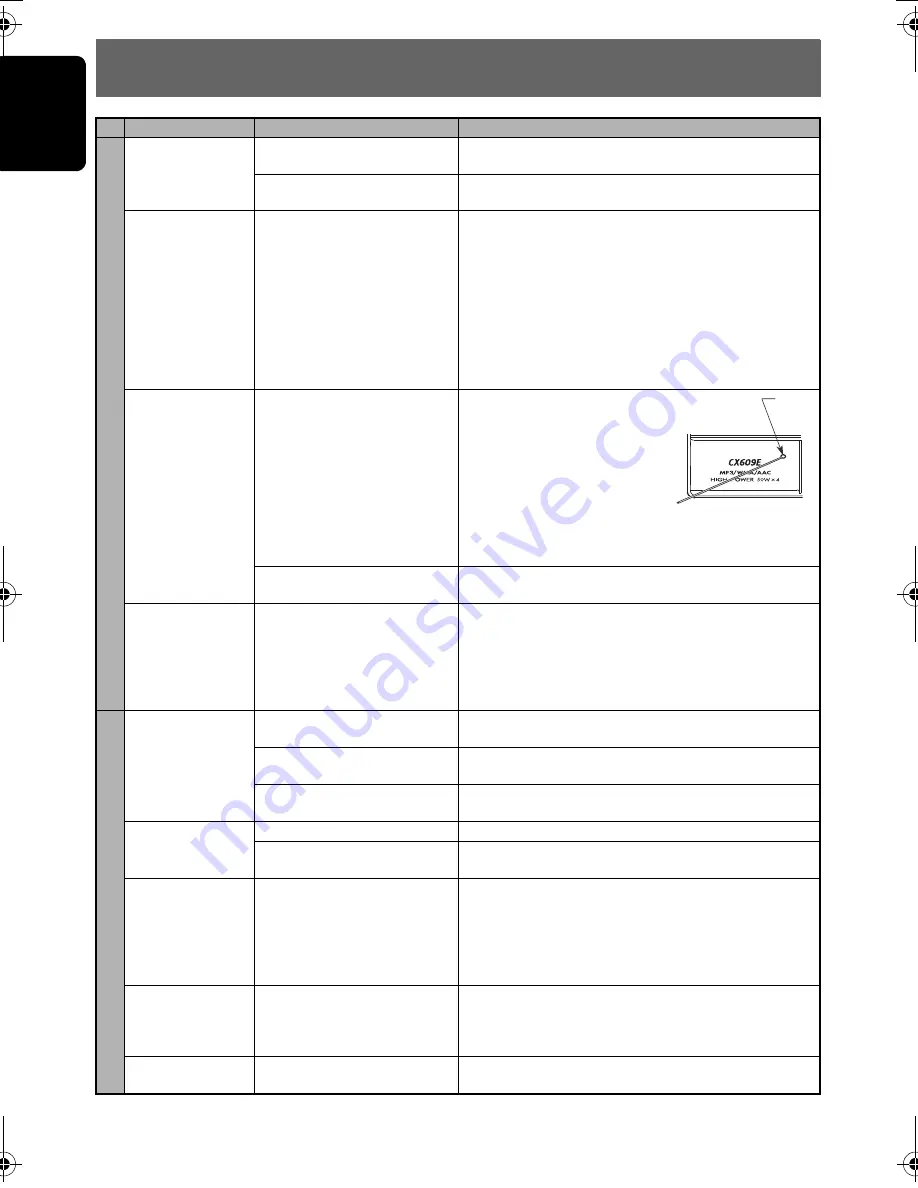 Clarion CX609E Owner'S Manual Download Page 30